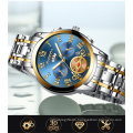 FNGEEN 4001 Men Watches 2020 Top Quality Stainless Steel 30M Waterproof Wristwatch Business Dual Calendar Luxury Man Watch